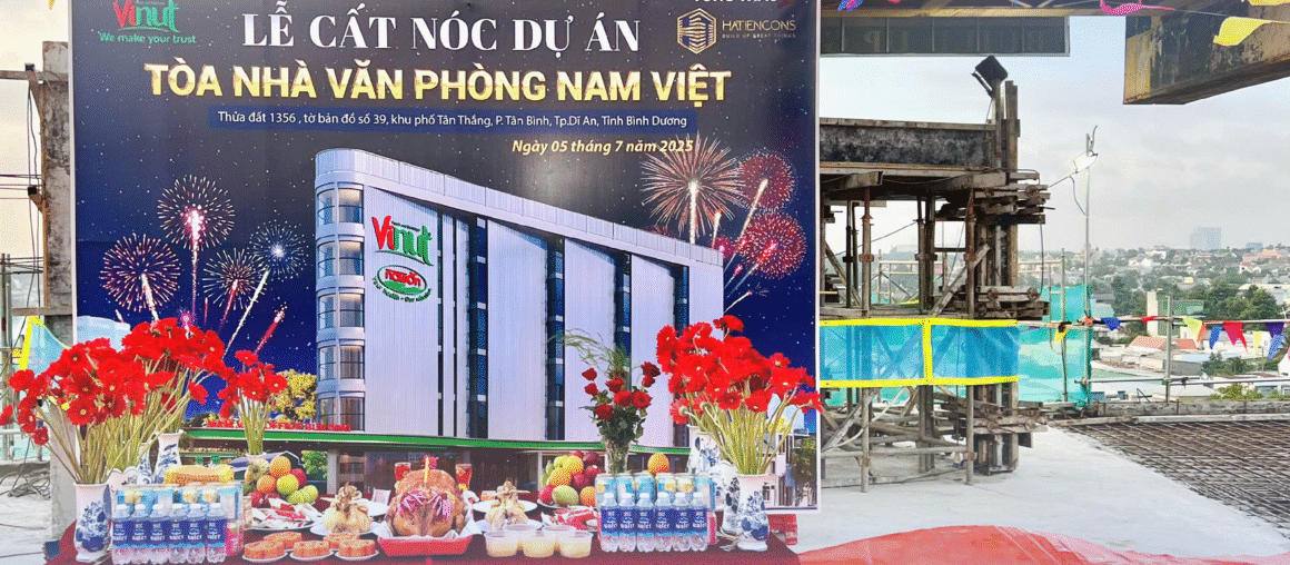 Hatiencons Tổ Chức Lễ Cất Nóc – Dấu Mốc Vững Vàng Trên Hành Trình Kiến Tạo