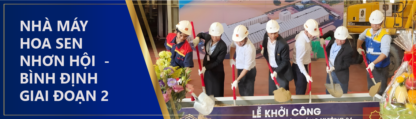 KHỞI CÔNG HOA SEN NHƠN HỘI BÌNH ĐỊNH